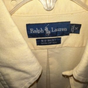 Polo by Ralph Lauren Men’s Long Sleeve 100% Cotton Button Down Big Shirt Size M